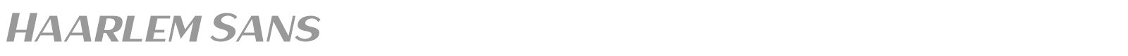 Haarlem Sans font preview